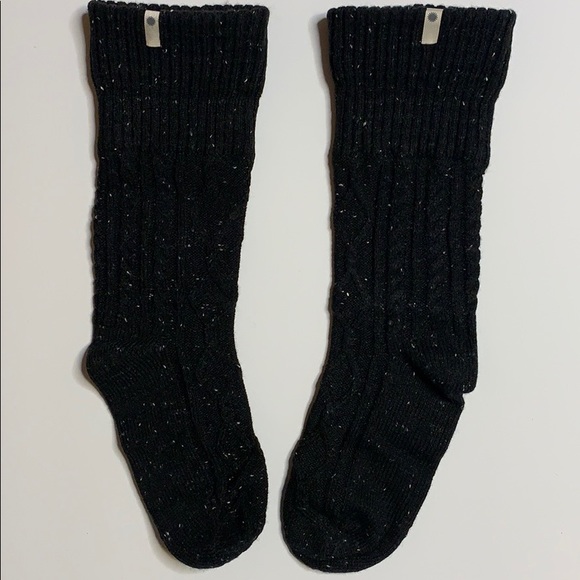 UGG Black Sienna Short Rain Boot Socks - Picture 4 of 8